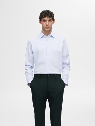 SELECTED HOMME Slim fit Overhemd in Blauw: voorkant