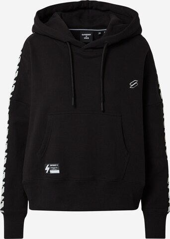 Superdry Sweatshirt in Black: front