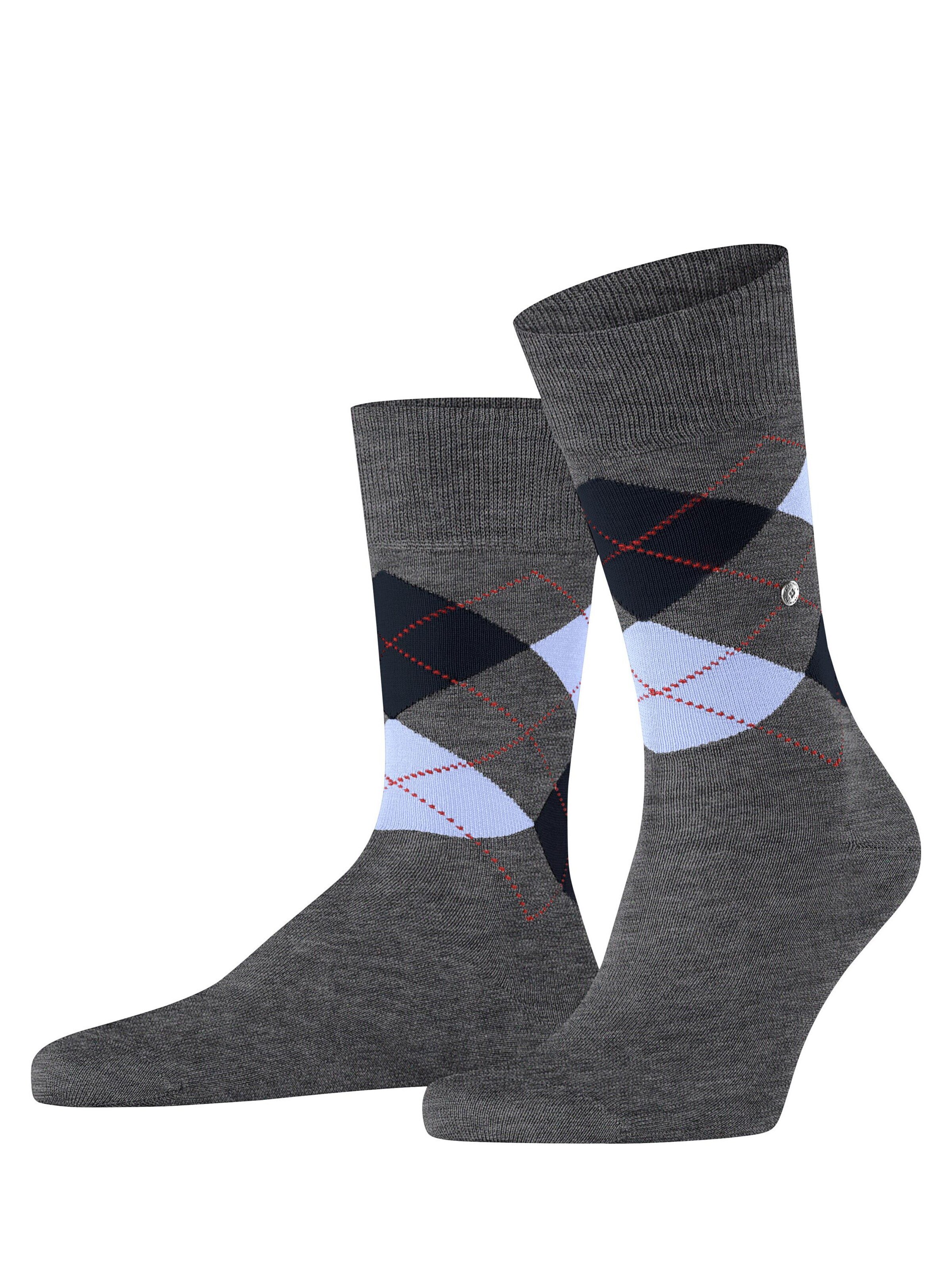 BURLINGTON Socks 'Manchester' in Grey: front
