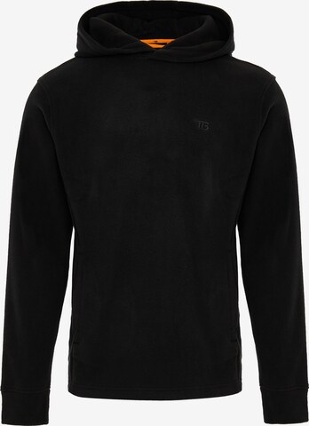 Sweat-shirt Threadbare en noir : devant