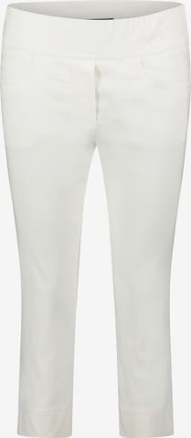 Betty Barclay Skinny Stretch-Hose ohne Verschluss in Weiß: predná strana