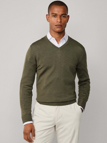 Hackett London Pullover in Grün: Vorderseite