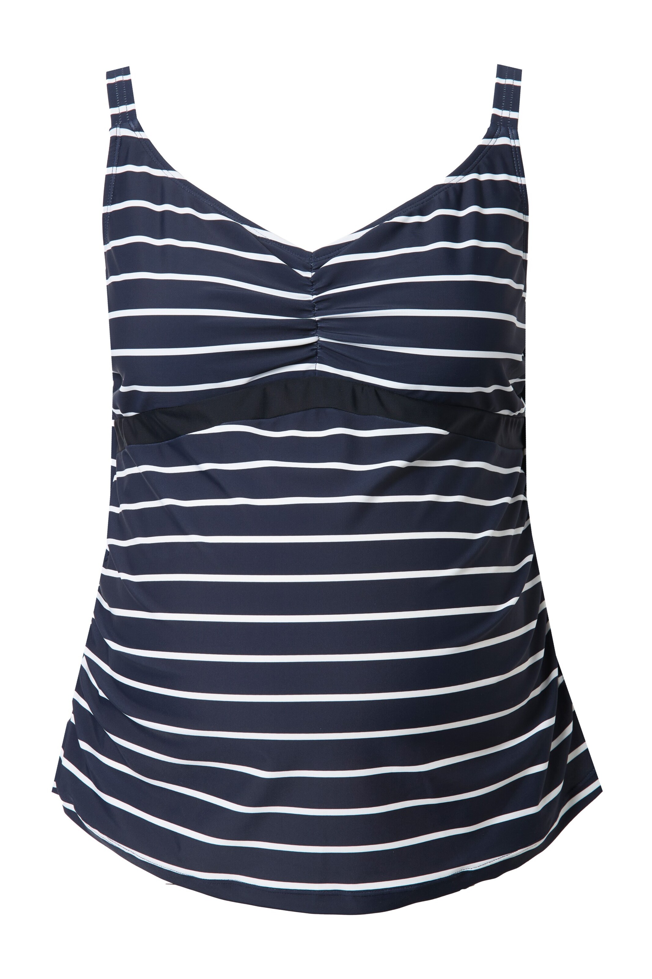 Ulla Popken T-shirt BH in Blauw: voorkant