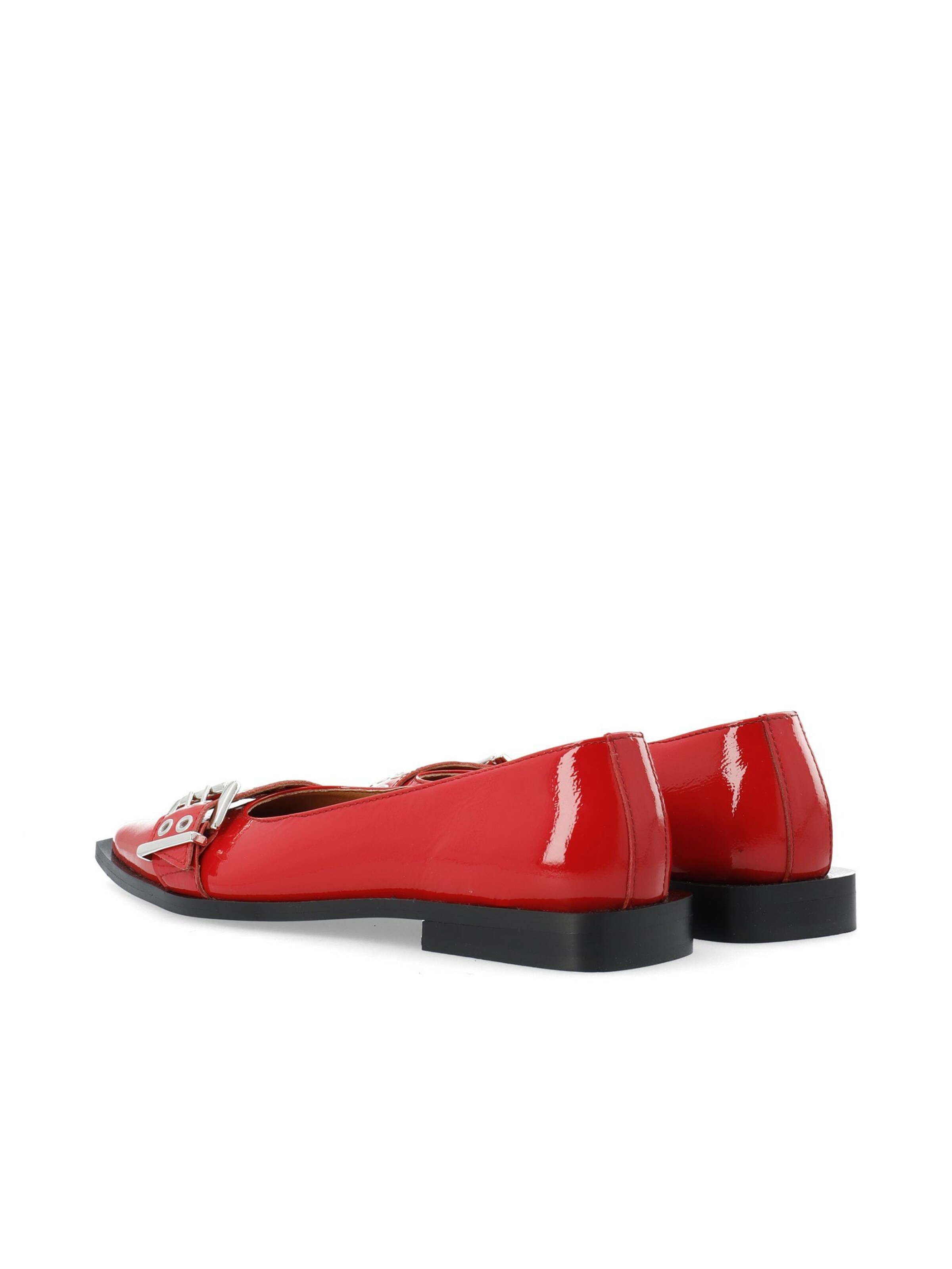 Ballerines 'Victoria' Bianco en rouge