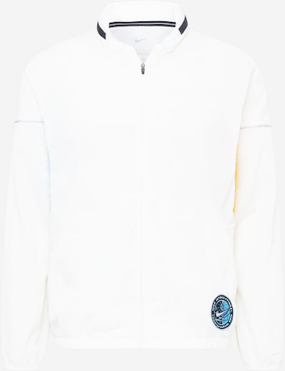 NIKE Sportska jakna u mornarsko plava / svijetloplava / žuta / bijela, Pregled proizvoda