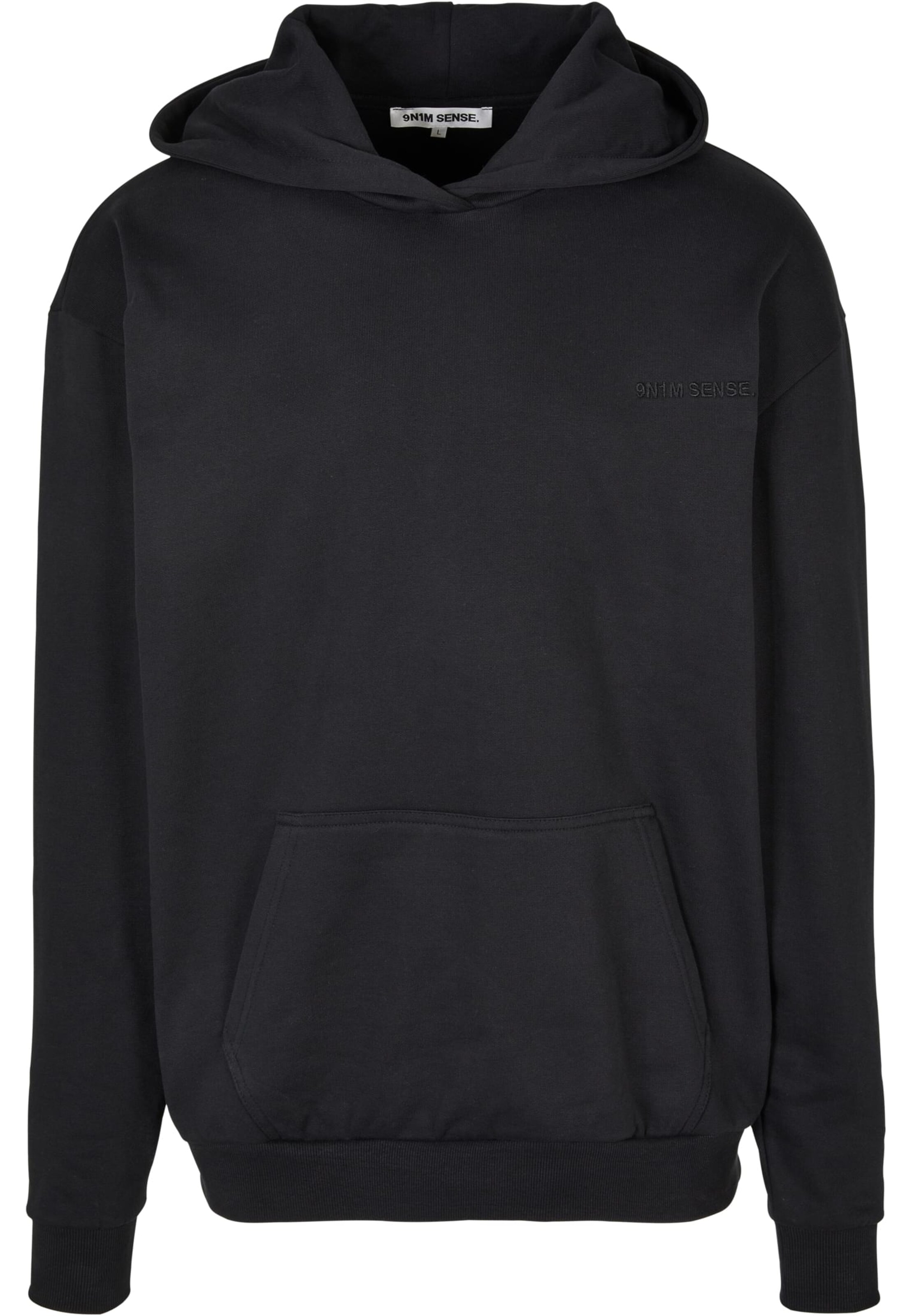 Sweat-shirt 9N1M SENSE en noir : devant