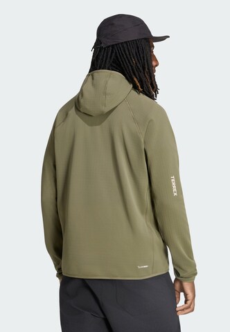 Veste en polaire fonctionnelle 'Xperior' ADIDAS TERREX en vert