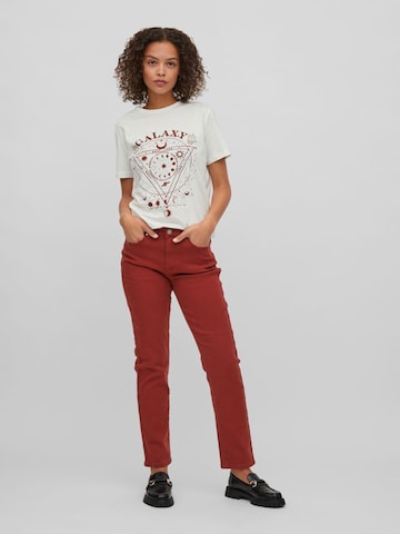 VILA Regular Jeans 'Stray' in Red