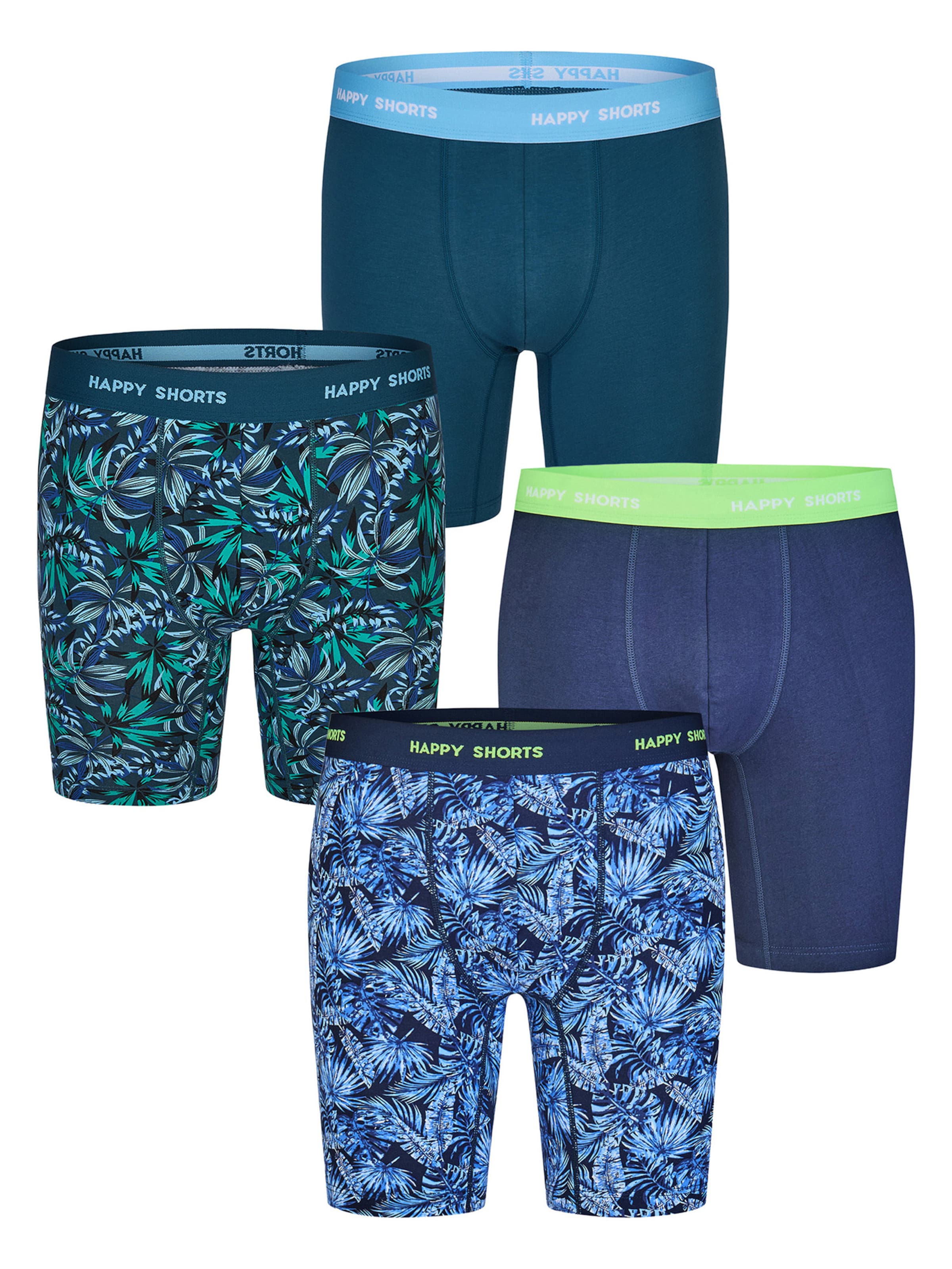 Happy Shorts - Boxers ' Motive ' em azul: frente