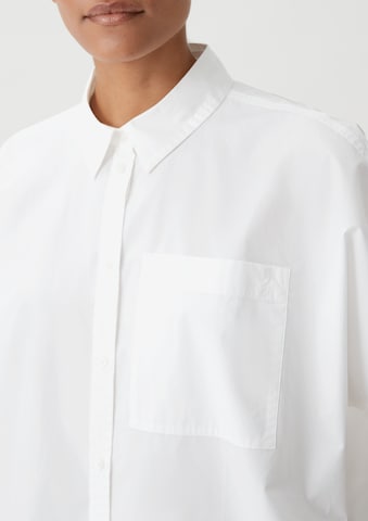 comma casual identity Bluse in Weiß