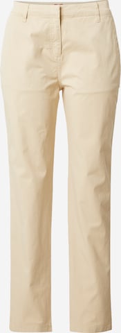 HUGO Red Regular Chino Pants 'Haleya' in Beige: front