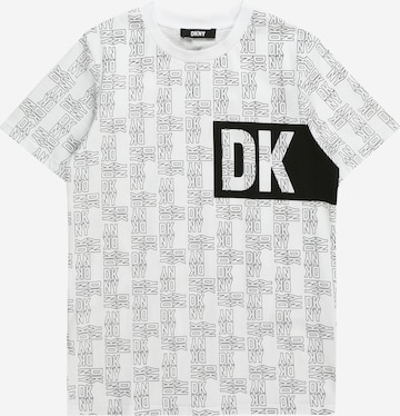 Tricou de la DKNY pe alb: față