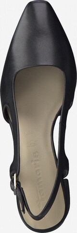 TAMARIS - Zapatos destalonado en negro