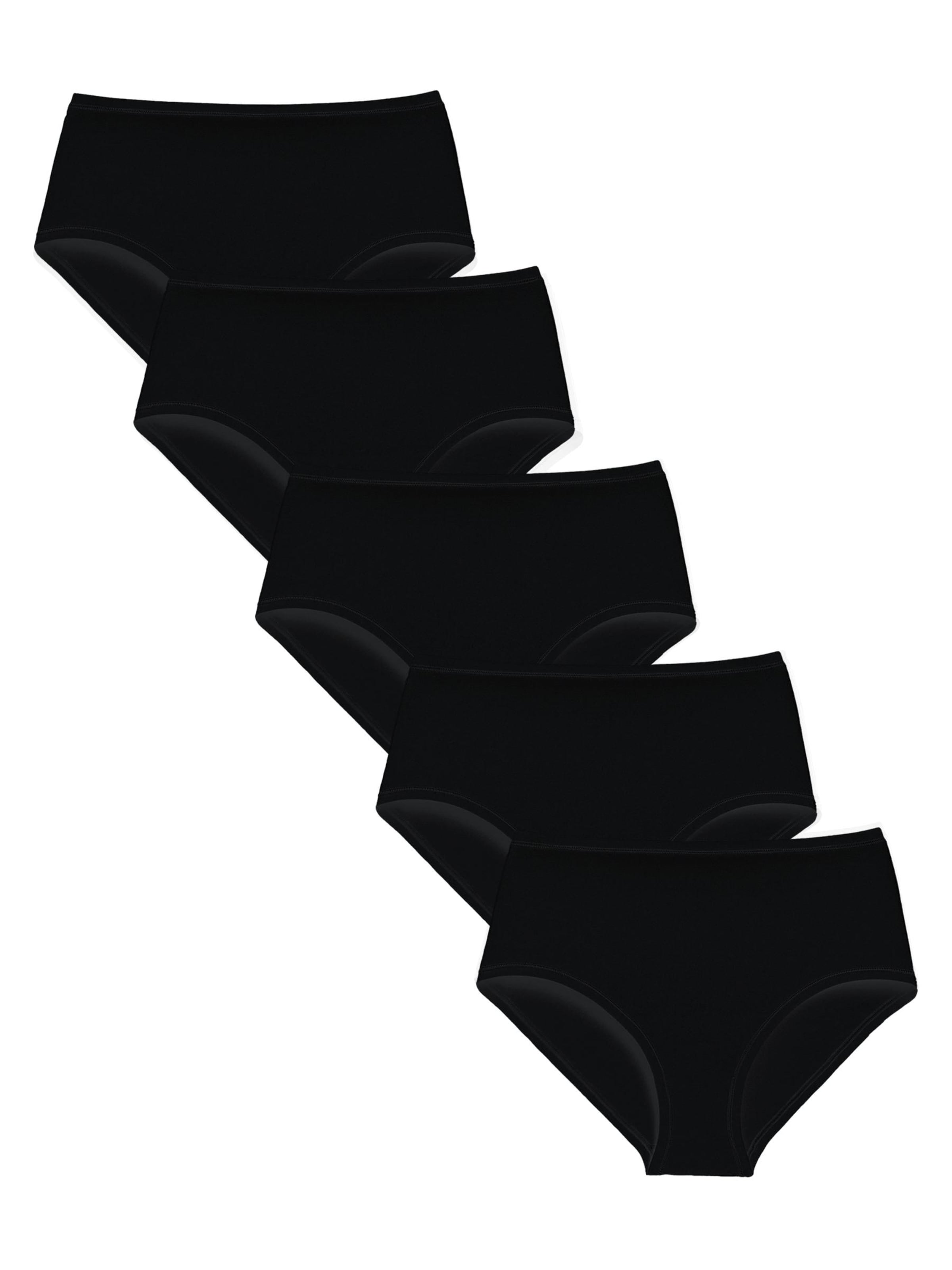 Maxte Slip 'BASIC MAX Taillenslip Hipster 5er Pack'‌‌‌ in Schwarz: Vorderseite