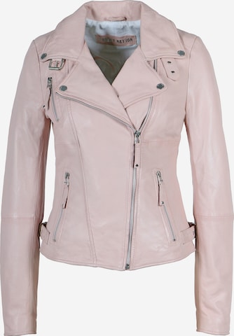 Veste mi-saison FREAKY NATION en rose : devant