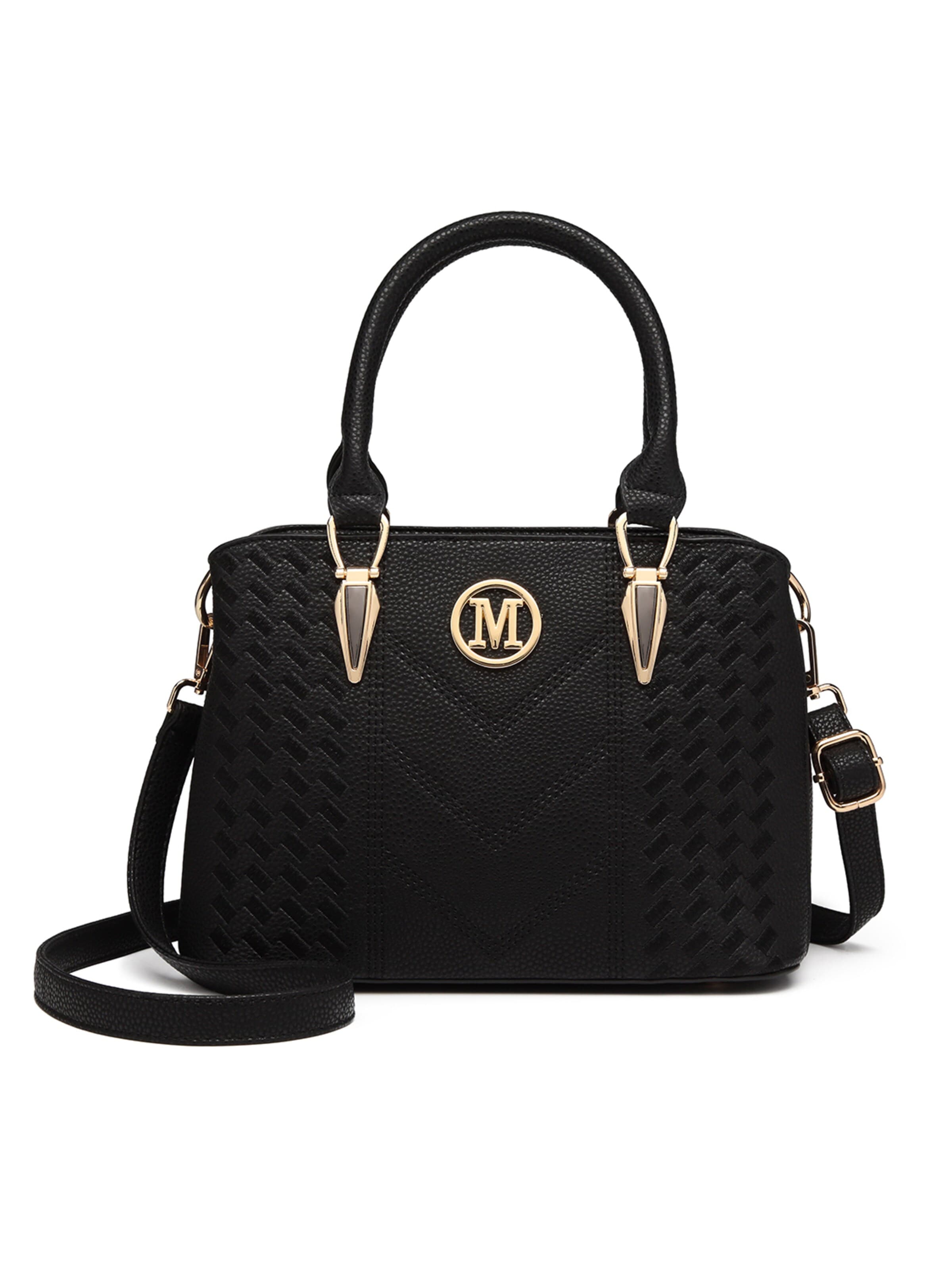 Miss Lulu Schultertasche‌‌‌‌‌‌‌‌ in Schwarz: Vorderseite