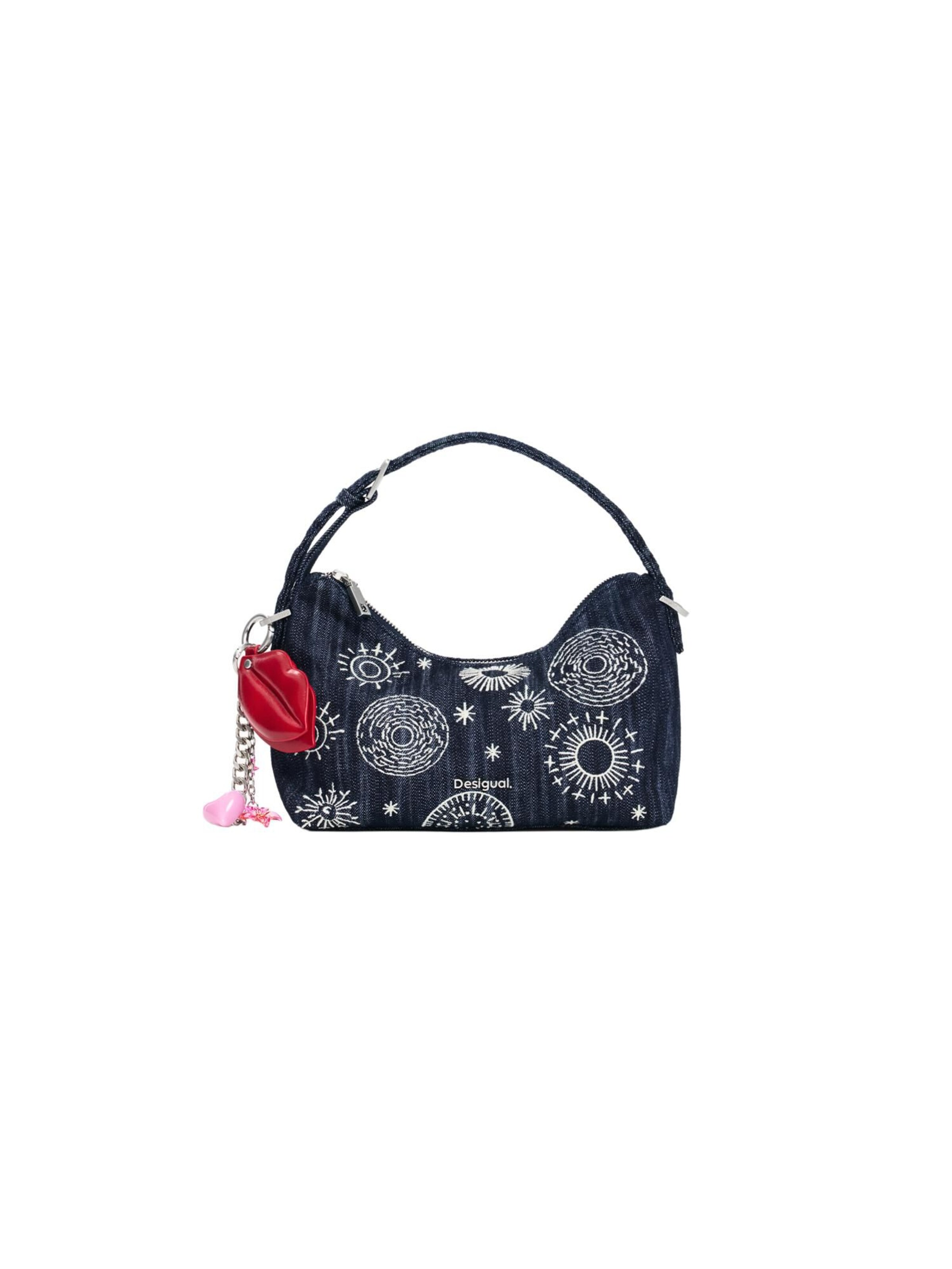 Desigual - Malas de tiracolo em azul: frente