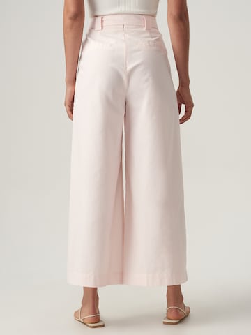 The Fated Zvonové kalhoty Kalhoty 'EVA' – pink: zadní strana