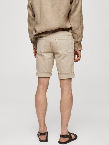 MANGO MAN Regular Shorts 'Nepto' in Beige