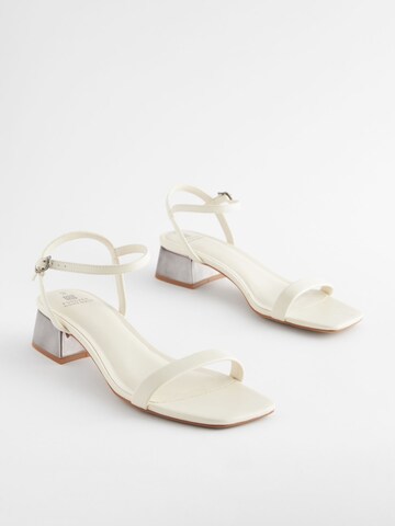Sandales à lanières Next en blanc