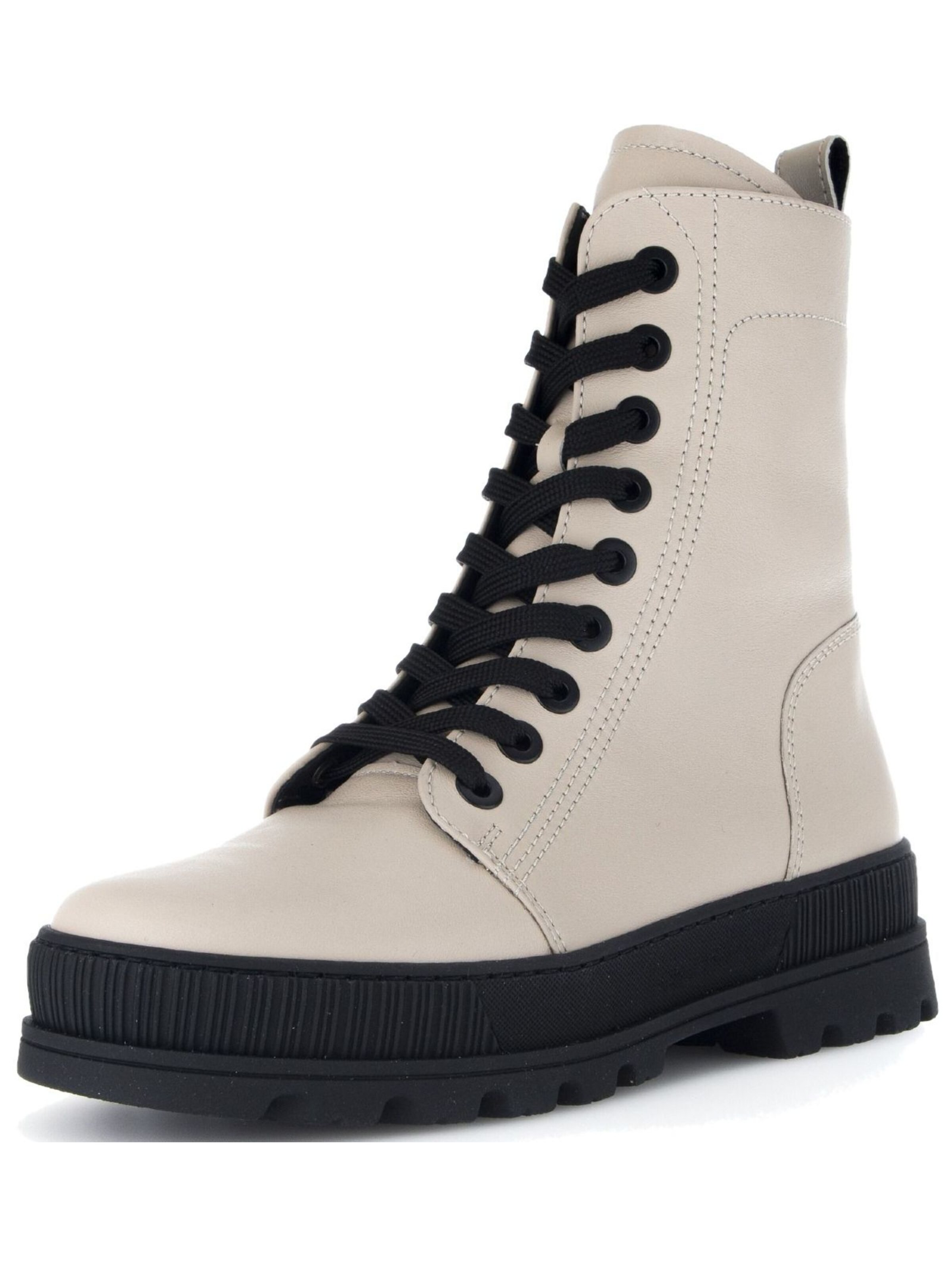 Bottines à lacets GABOR en beige : devant