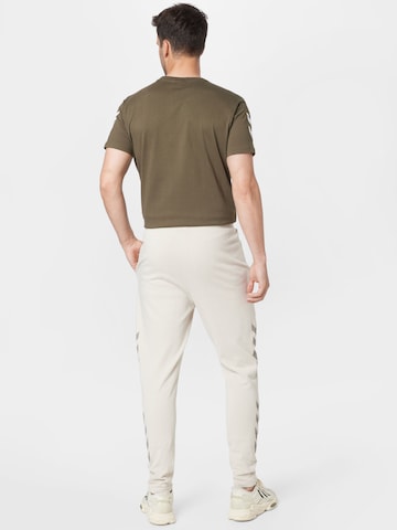 Hummel Tapered Sporthose 'Legacy' in Beige