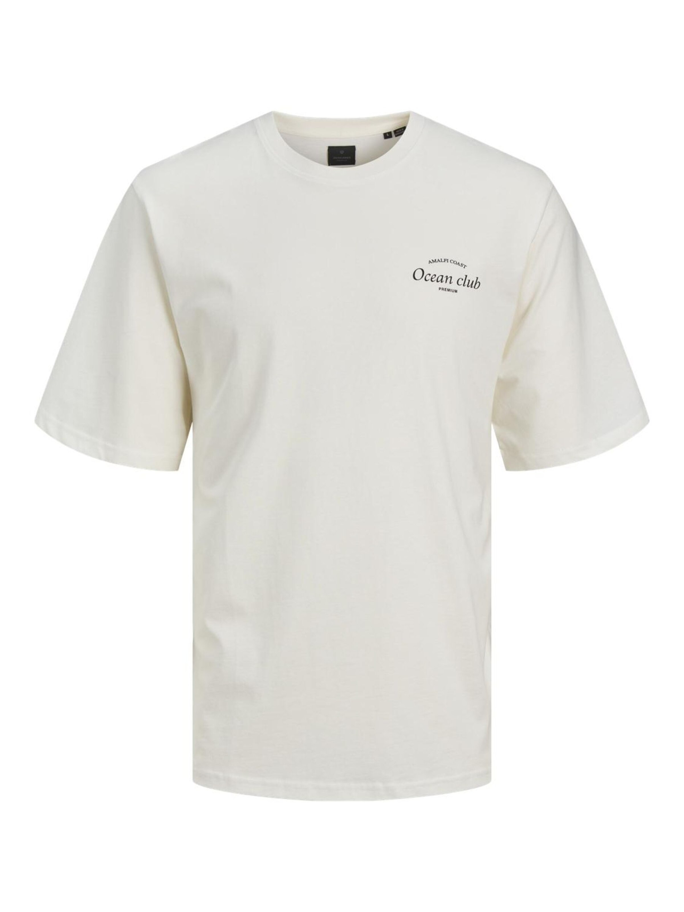 T-Shirt 'Ocean Club' JACK & JONES en blanc : devant