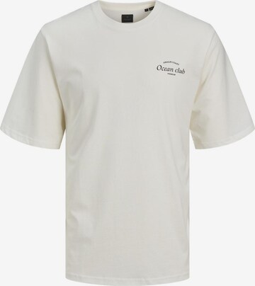 JACK & JONES - Camisa 'Ocean Club' em branco: frente