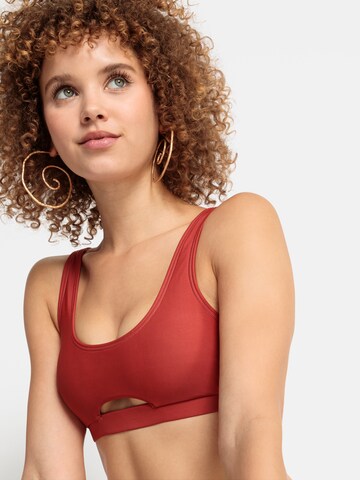 LSCN by LASCANA Bralette Bikini top 'Gina' in Red: front