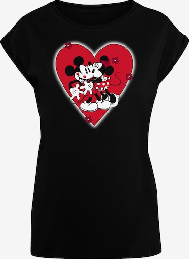 F4NT4STIC T-Shirt 'Disney Micky Maus Together' in blutrot / schwarz / weiß, Produktansicht