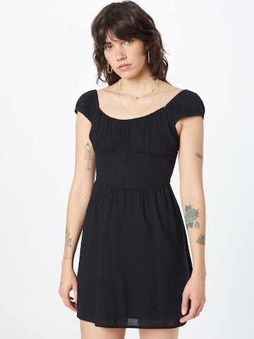 HOLLISTER Dress in Black: front