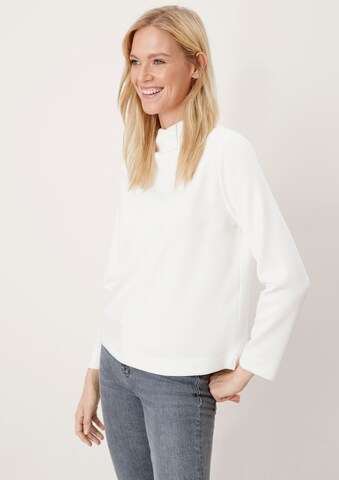 s.Oliver Sweatshirt in Weiß