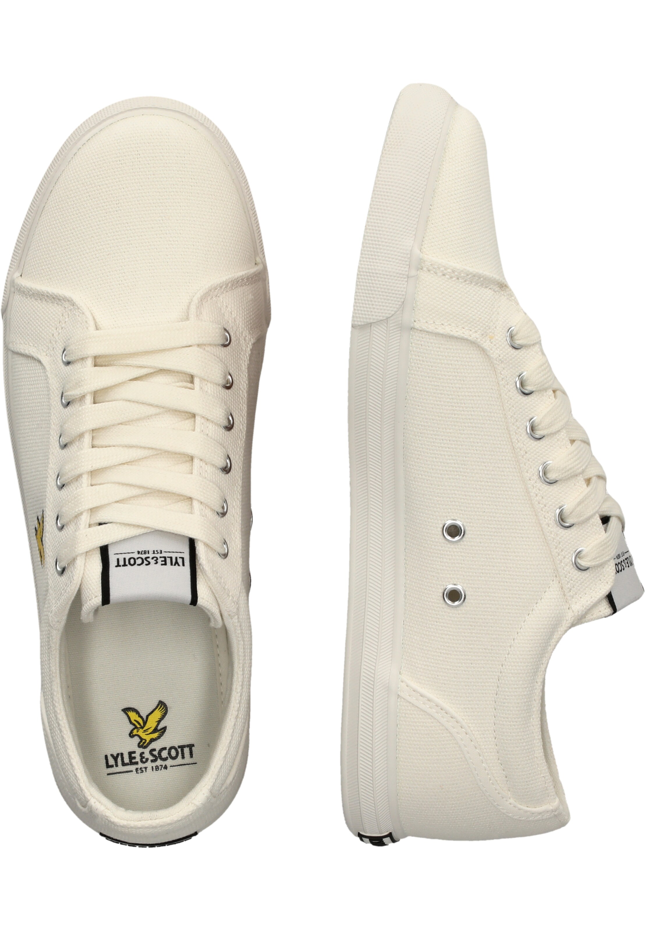 Lyle & Scott Platform trainers 'Halket' in White