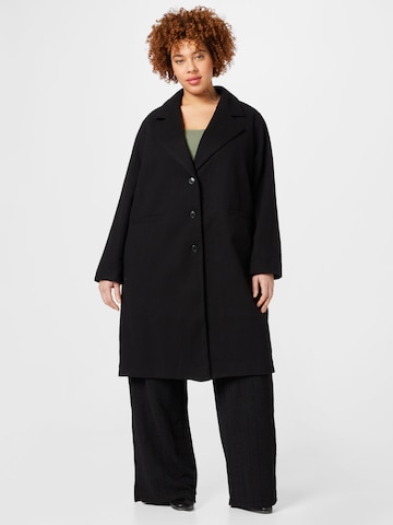 Dorothy Perkins Curve Overgangsfrakke i sort: forside