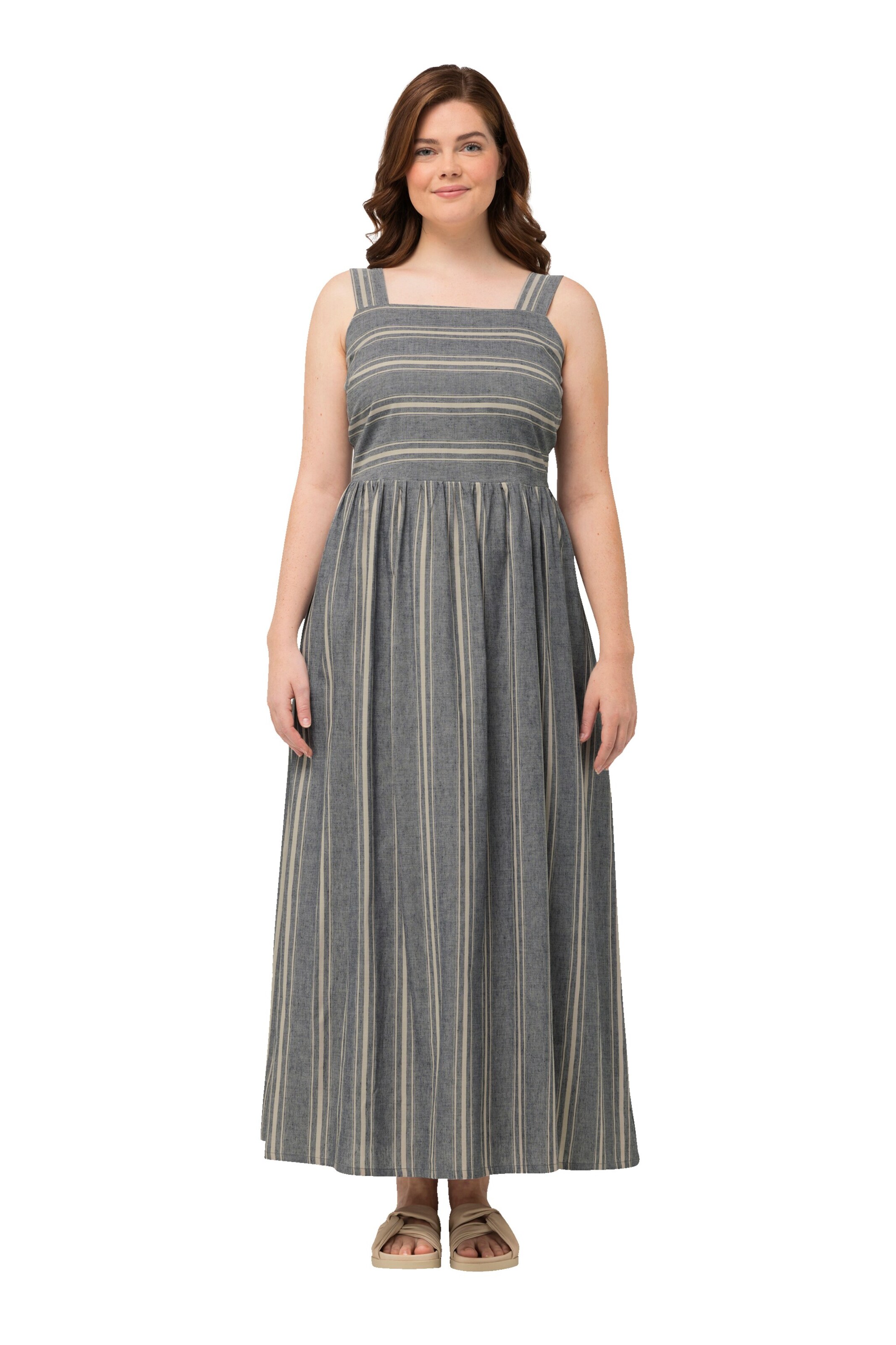 Ulla Popken Dress in Grey: front