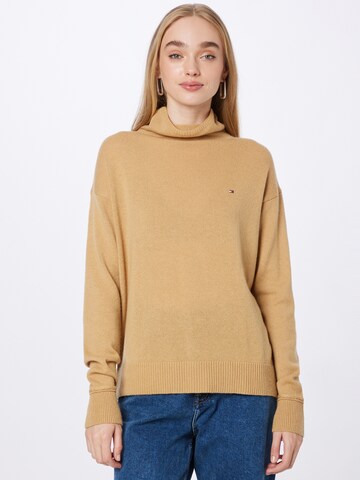 TOMMY HILFIGER Tröja i beige: framsida