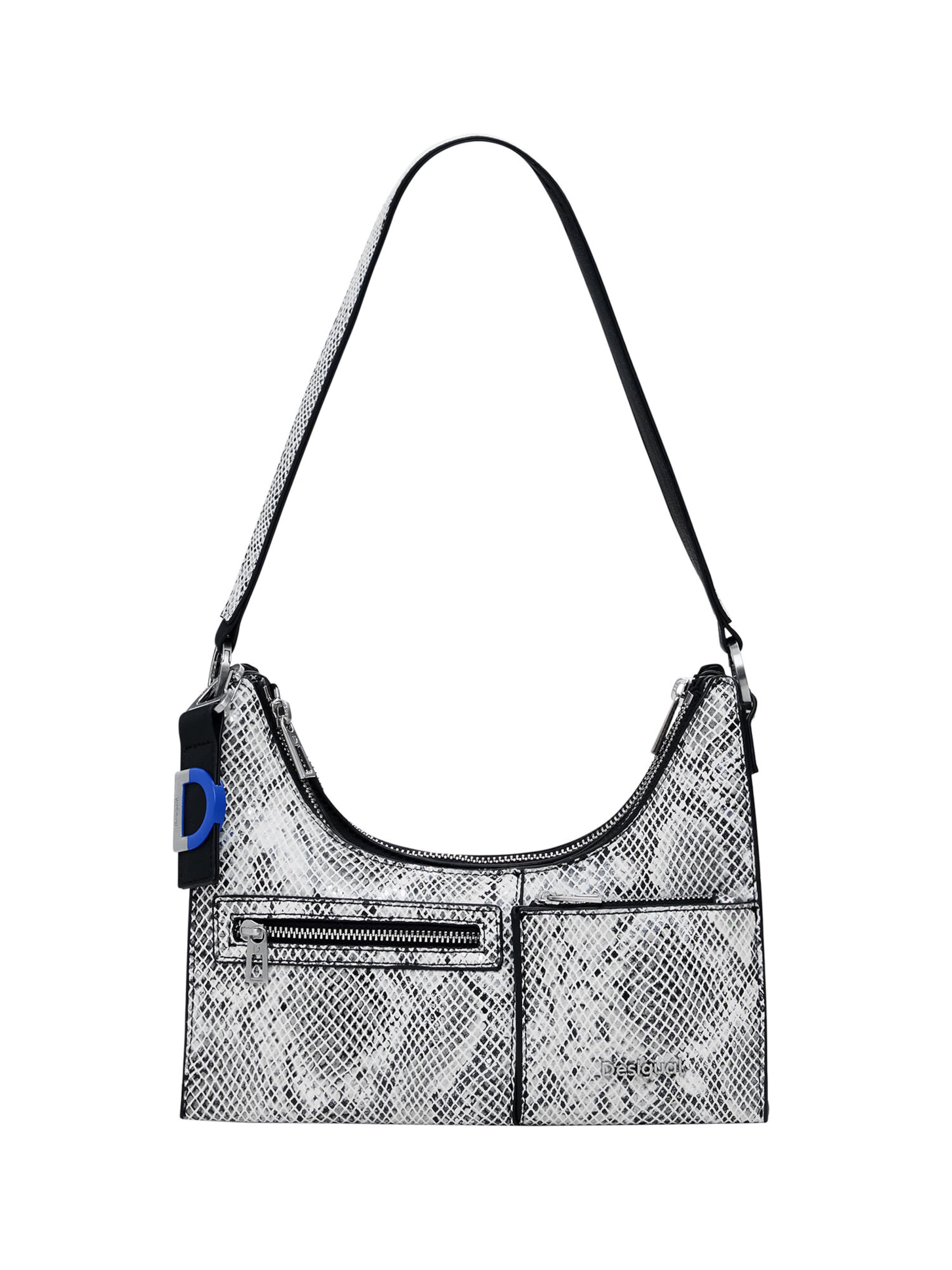 Desigual - Bolso de hombro 'Delta Vega' en gris: frente