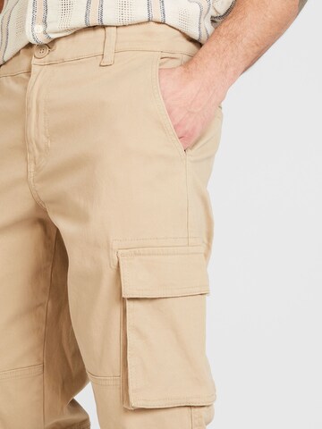 Only & Sons Regular Cargo Pants 'CAM STAGE' in Beige