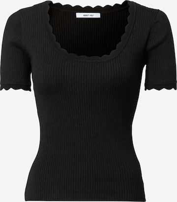 ABOUT YOU Sweater 'Celia' in Black: front