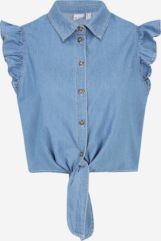 Vero Moda Petite Bluse 'NOE' in Blau: predná strana