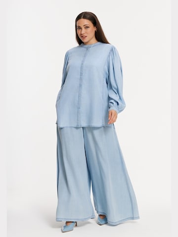 YOEK Blouse in Blauw