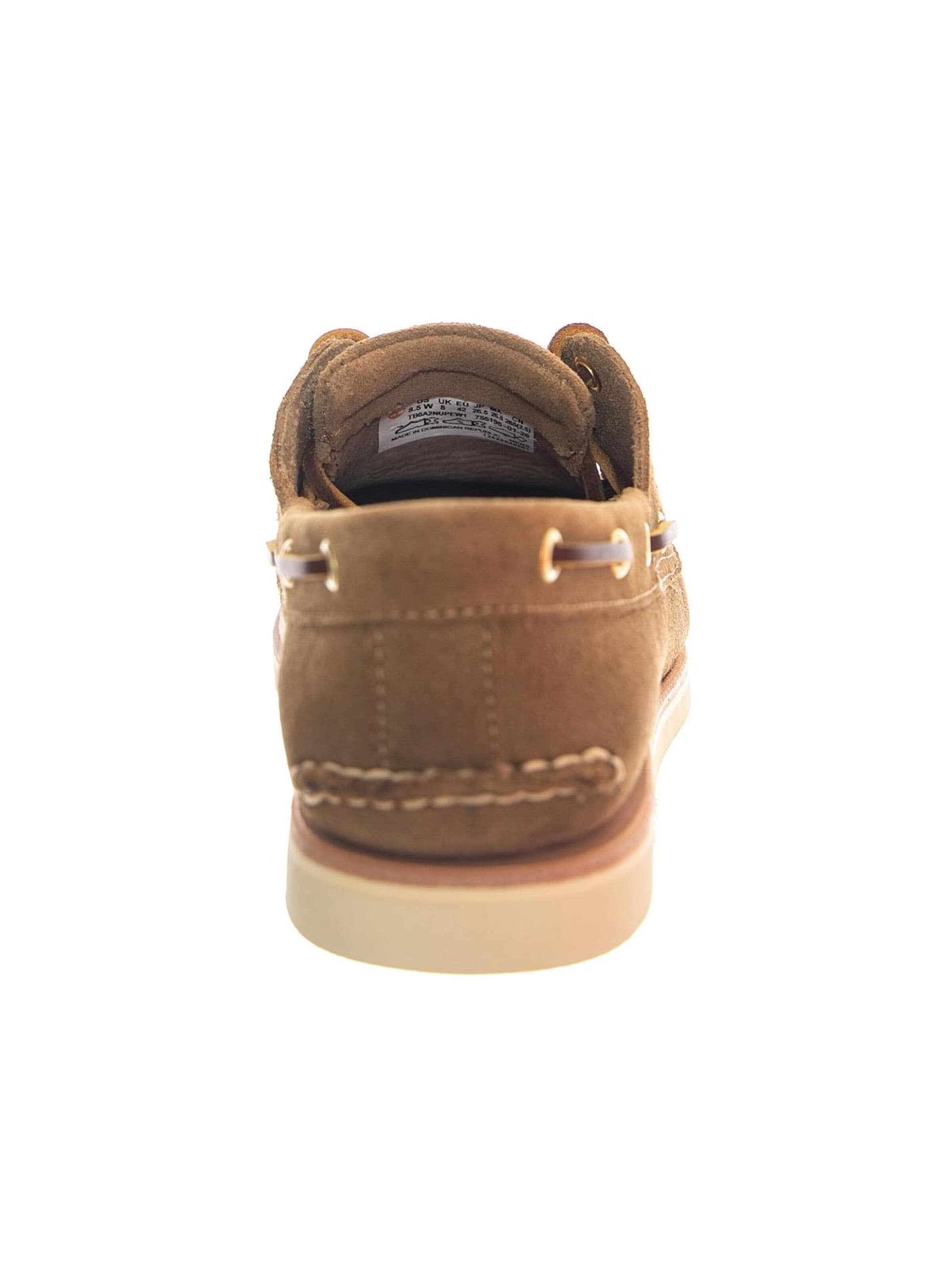 TIMBERLAND Slip-ons 'CFTB Boat Shoe MD Beige Suede' in Beige