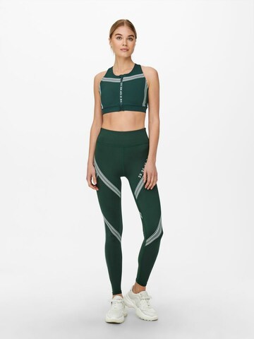 ONLY PLAY Skinny Workout Pants 'SHY' in Green