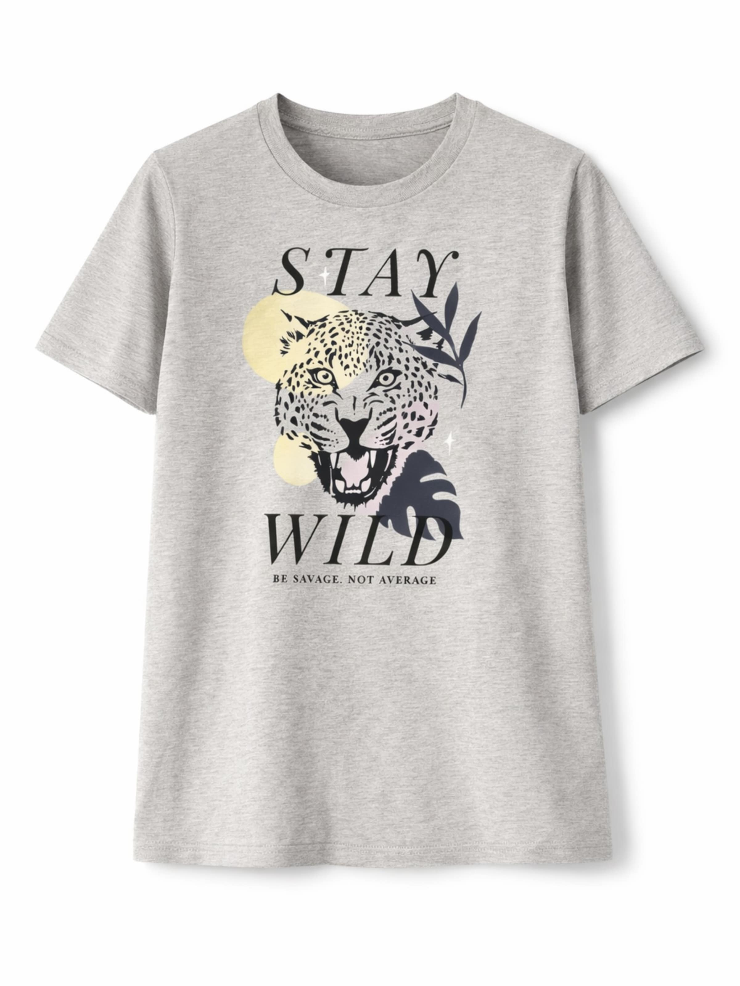 LEAFLETIC Shirt 'Leafletic Women’s Short Sleeve T-Shirt'‌‌‌‌ in Grau: Vorderseite