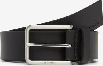 Ceinture Calvin Klein en noir : devant