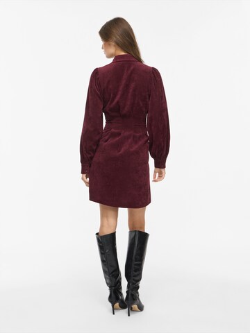 VILA Shirt dress 'VICORDU' in Red