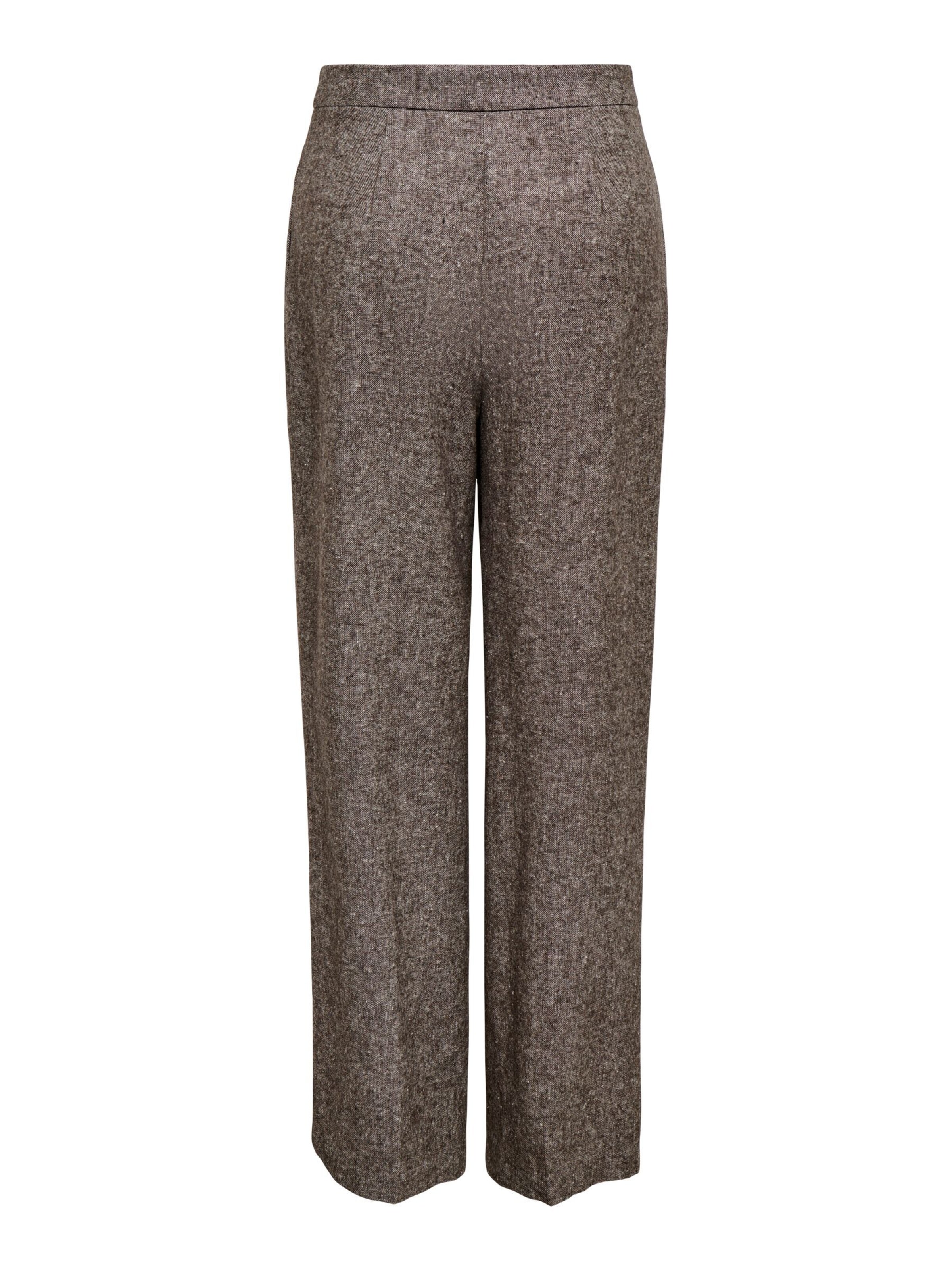 ONLY Wide leg Broek 'ONLBEKKA' in Bruin