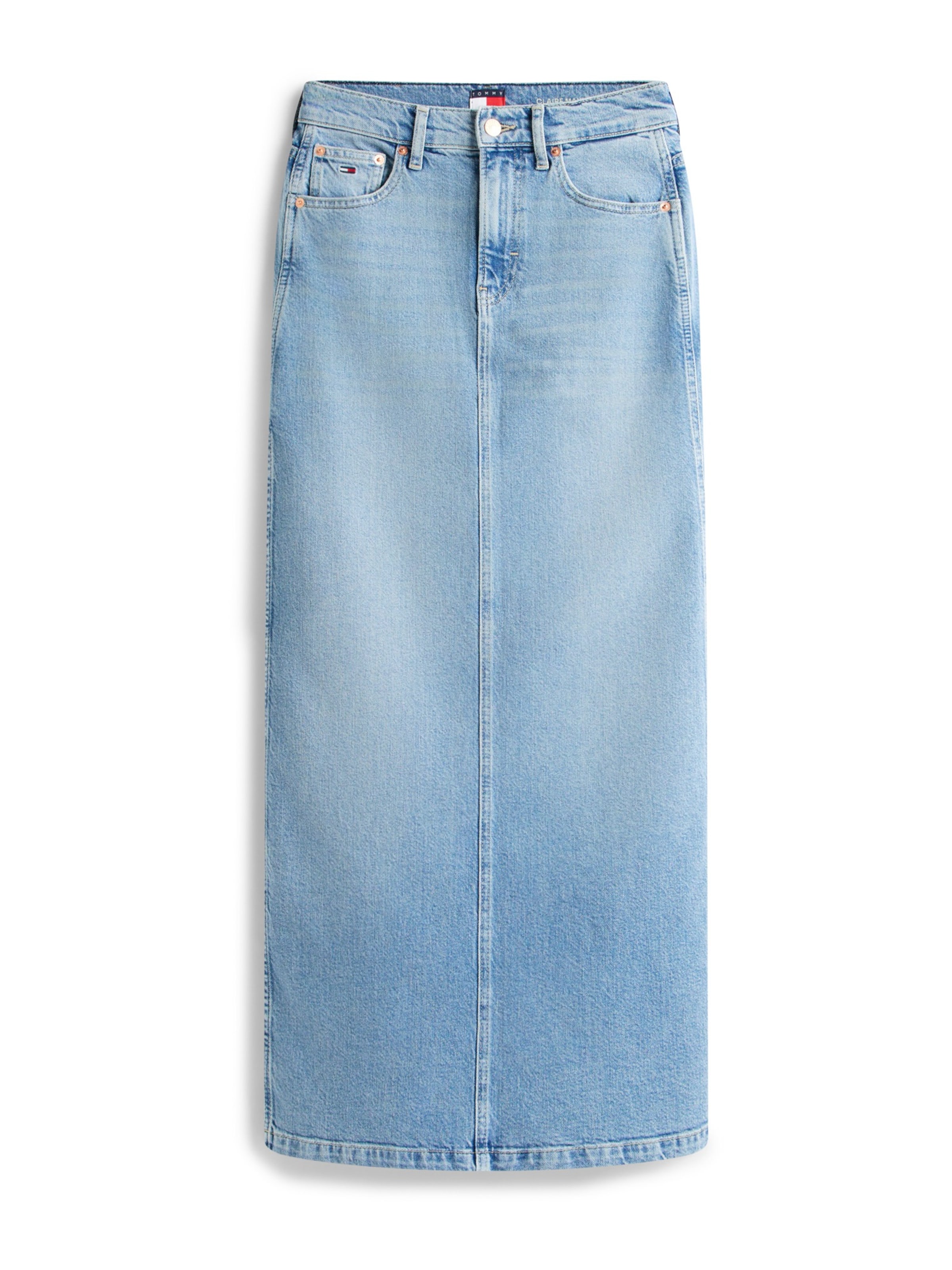 Tommy Jeans - Saia 'CLAIRE' em azul: frente