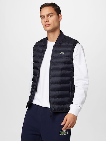 Gilet LACOSTE en bleu : devant