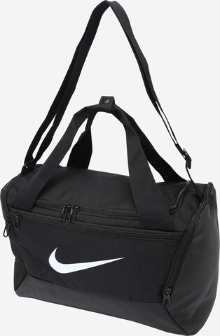 NIKE Спортна чанта 'Brasilia 9.5' в черно: отпред